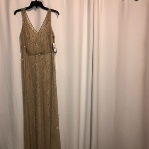 Adrianna Papell - sleeveless beaded dress - never worn